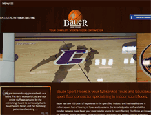 Tablet Screenshot of bauerfloor.com